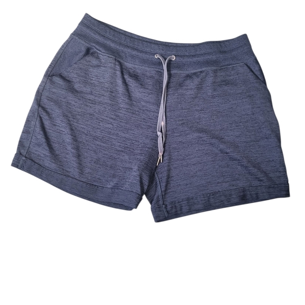Style&co. Women's Drawstring French Terry Shorts Industrial Blue